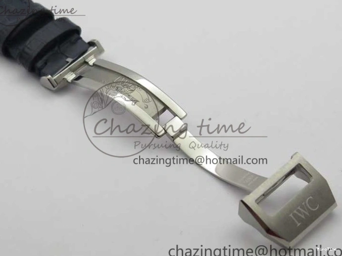 MIROTIME 0116 Supportive Big Pilot IW501008 “Boutique London” SS ZF Best Edition Blue Dial on Blue Leather Strap A 7106